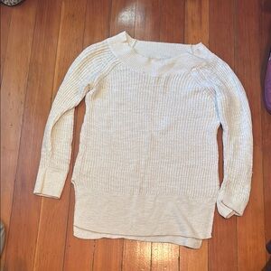 Lou & Grey Cream Knit Sweater